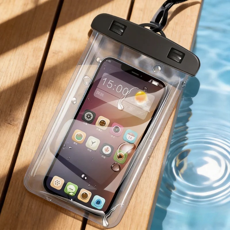 Fishing Boat Cover - 水泳用ユニバーサル防水スマホケース - iPhone 11 12 13